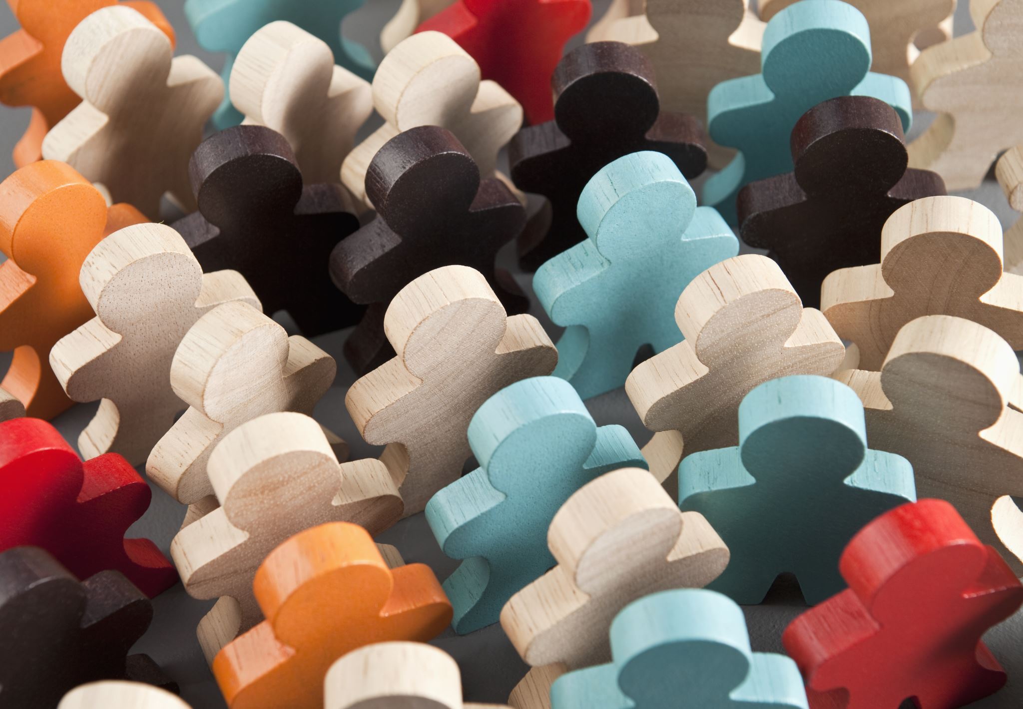 A-group-of-multi-colored-wooden-stick-figures